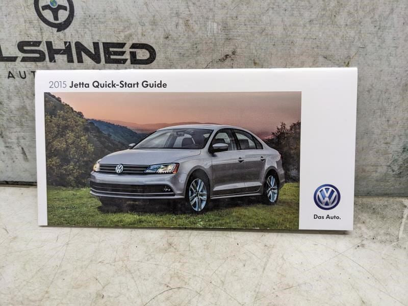 2015 Volkswagen Jetta U.S. Edition Owners Manual Set with Case 1525U1JT623 OEM - Alshned Auto Parts