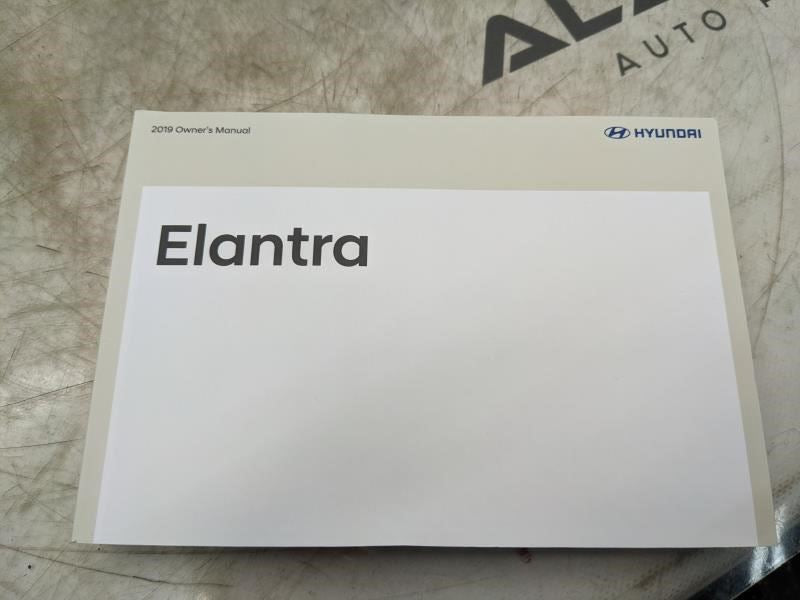 2019 Hyundai Elantra Owners Manual set KF3O-EU8OB OEM - Alshned Auto Parts