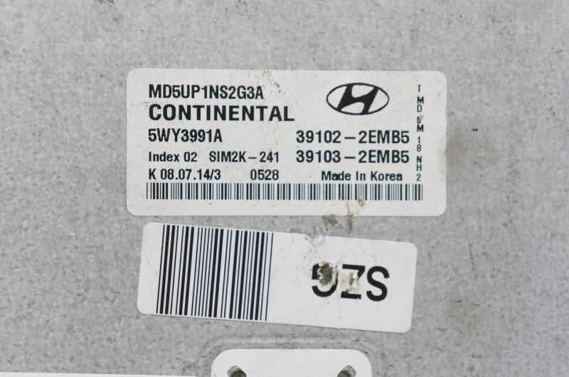 2015 Hyundai Elantra Engine Computer Control Module ECU ECM 39102-2EMB5 OEM - Alshned Auto Parts