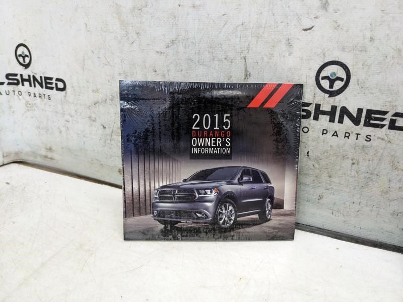 2015 Dodge Durango User Guide set with Case 15WD01-926-AA OEM - Alshned Auto Parts