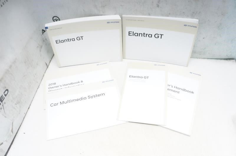 2018 Hyundai Elantra GT Owners Manual set R38156 OEM - Alshned Auto Parts