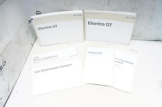 2018 Hyundai Elantra GT Owners Manual set R38156 OEM - Alshned Auto Parts