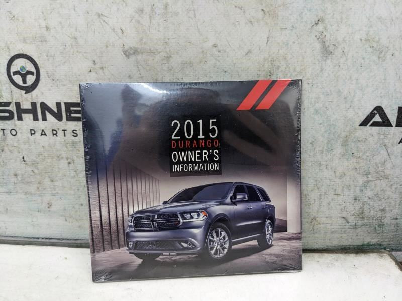 2015 Dodge Durango User Guide set with Case 15WD01-926-AA OEM - Alshned Auto Parts