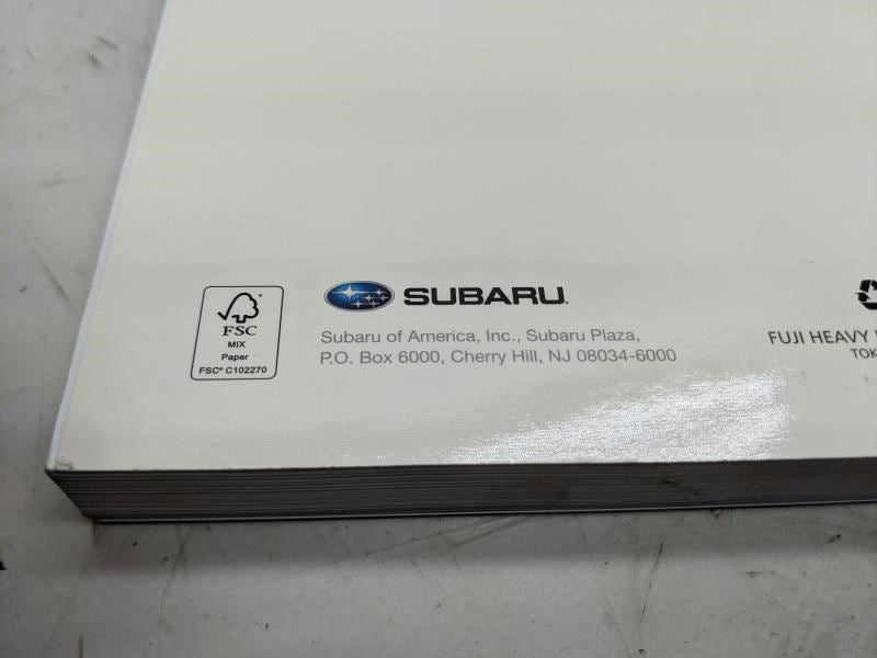2014 Subaru Impreza Owners Manual Set with Case MSA5M1413A A1170BE-B OEM - Alshned Auto Parts