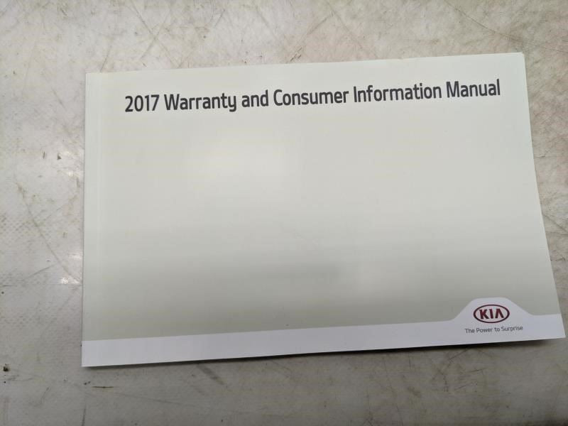 2017 Kia Optima Owners Manual set with Case HDG5-EU74F OEM - Alshned Auto Parts