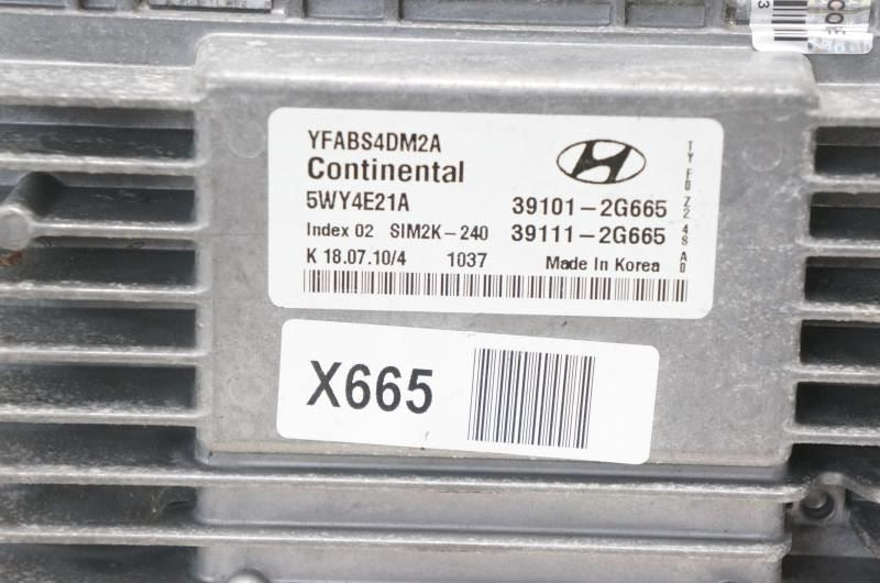 2011 Hyundai Sonata 2.4L Engine Computer Control Module ECU ECM 39101-2G665 OEM - Alshned Auto Parts