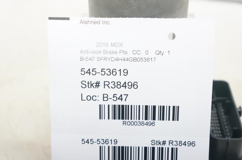 2016 Acura MDX ABS Anti-Lock Brake Pump Control Module 57111-TZ6-A43 OEM