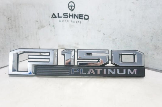 15-20 Ford F150 Front Fender Emblem "F-150 Platinum" FL3Z-16720-G OEM - Alshned Auto Parts