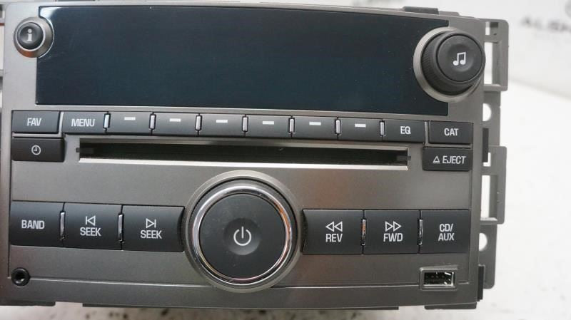 2009-2012 Chevrolet Malibu AM FM CD MP3 Radio Receiver 20940842 OEM *UNLOCKED* - Alshned Auto Parts