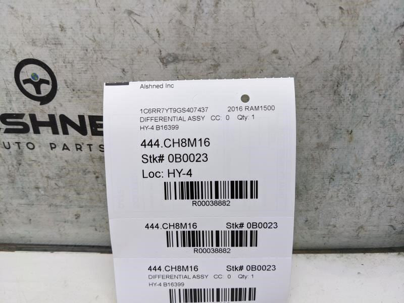 2013-18 Ram 1500 Crew Cab Front Axle Differential 3.21 ratio 71K 68257420AA OEM - Alshned Auto Parts