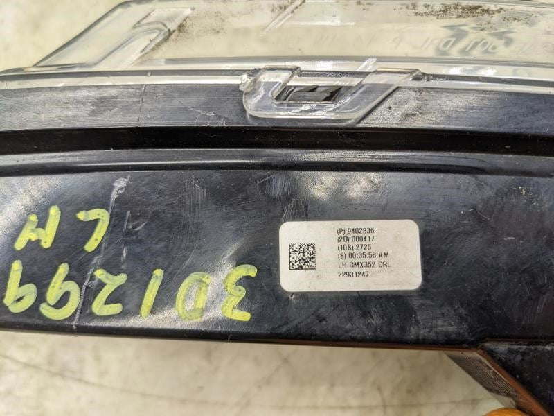 2014-2020 Chevrolet Impala Left Led Daytime Running Fog Light Lamp 22931247 OEM - Alshned Auto Parts