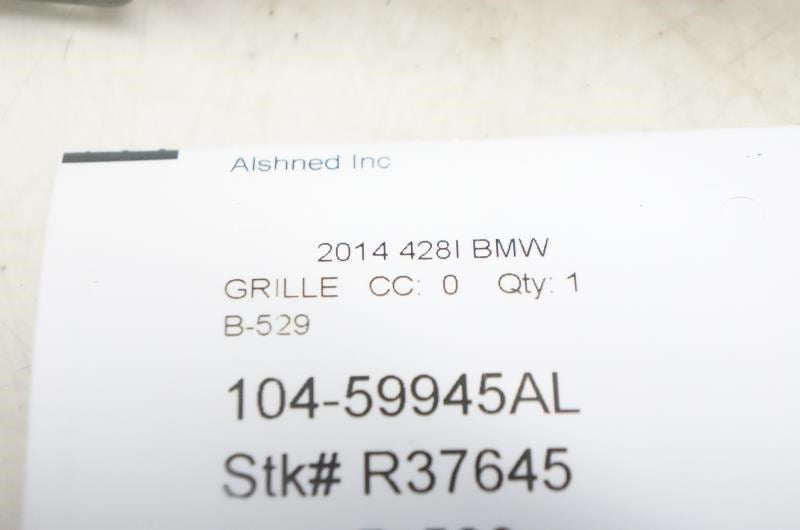 2014-2016 BMW 428I Grille Front Left 51-13-5-A3D-023 OEM