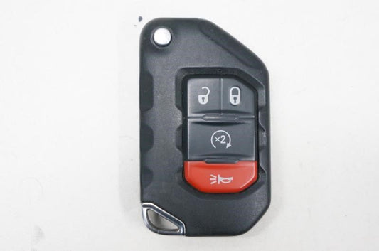 18-21 Jeep Wrangler Smart Keyless Entry Flip 4 Buttons Key FOB W/ Remote Start 68292944AB - Alshned Auto Parts