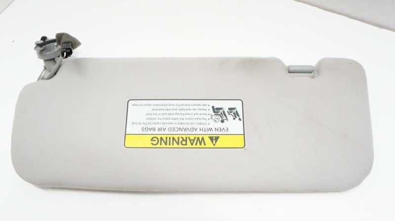 14 Kia Cadenza Passenger Right Side Sun Visor (Gray) OEM 852023R541TX - Alshned Auto Parts