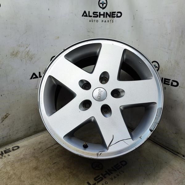 2007-2018 Jeep Wrangler Aluminum Wheel Rim 17X7.5J 5 Spoke 1AH78TRMAD OEM *ReaD*