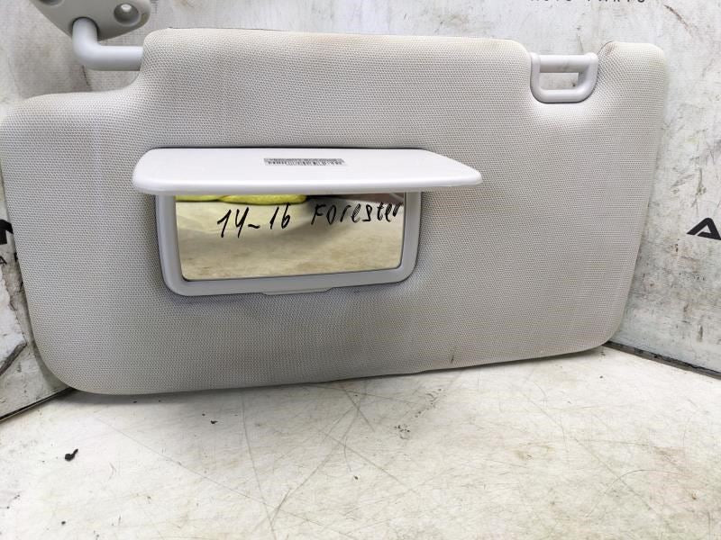 2014-2016 Subaru Forester Front Left Sun Visor w/ Mirror 92011SG070LO OEM *ReaD* - Alshned Auto Parts