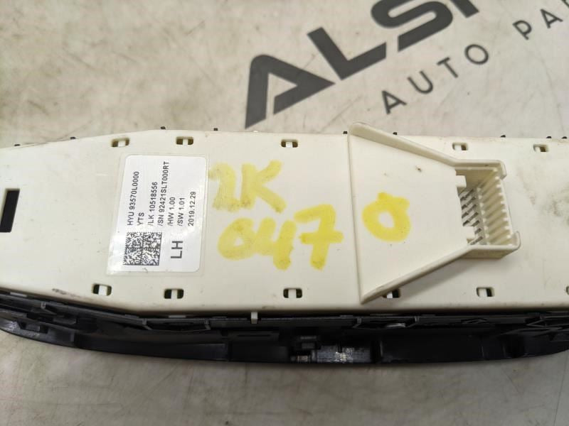 2020 Hyundai Sonata Front Left Door Master Window Switch 93570-L0000-YTS OEM - Alshned Auto Parts