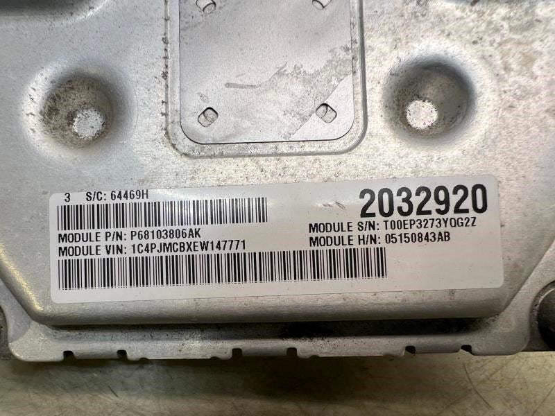 2014 Jeep Cherokee 2.4L Engine Control Module ECU ECM 05150843AB OEM - Alshned Auto Parts