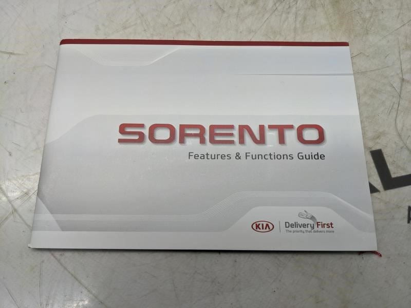 2016 Kia Sorento Owners Manual Set with Case C6MS7-F2000 OEM - Alshned Auto Parts