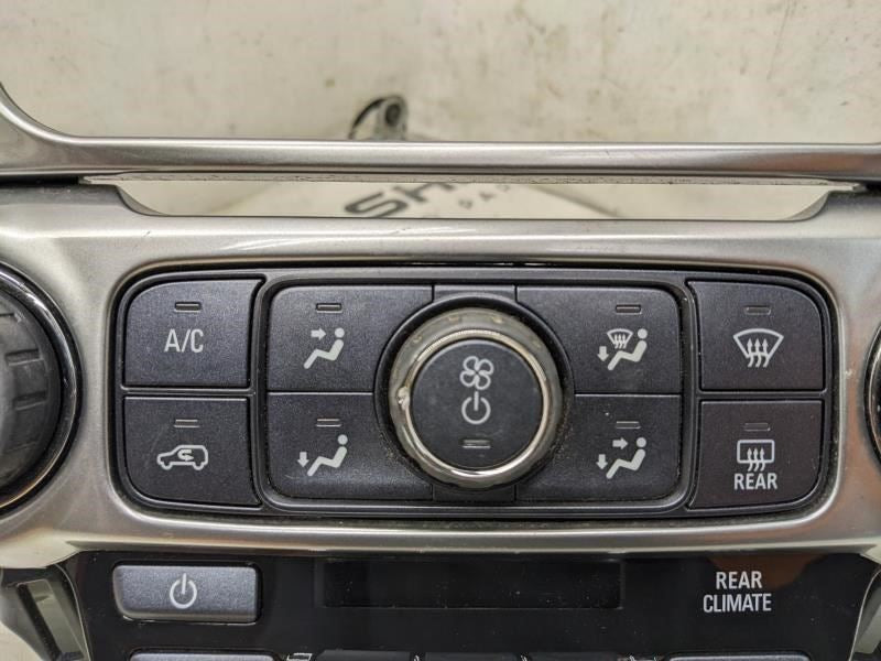 17-20 Chevrolet Suburban Radio Trim Bezel w Climate Control Panel 84258727 OEM - Alshned Auto Parts