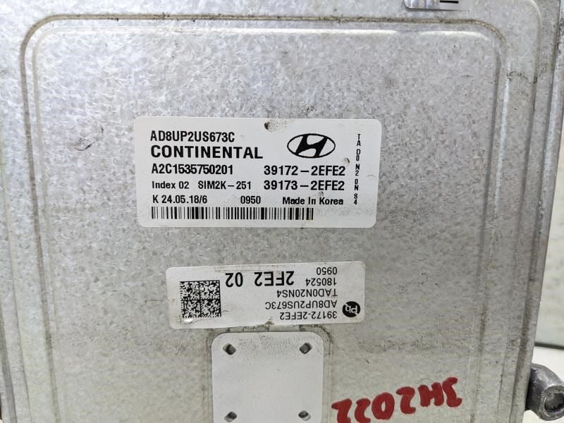 2016-2018 Hyundai Elantra Engine Control Module ECU ECM 39173-2EFE2 OEM - Alshned Auto Parts