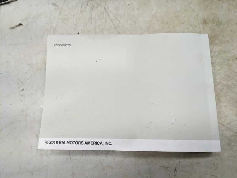 2019 Kia Optima Owners Manual set with Case KDG5-EU87B OEM - Alshned Auto Parts