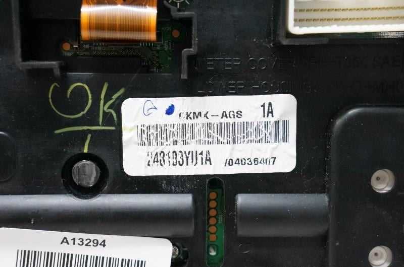 *READ 16 Nissan Sentra Speedometer Instrument Cluster Mileage Unknown 248103YU1A - Alshned Auto Parts