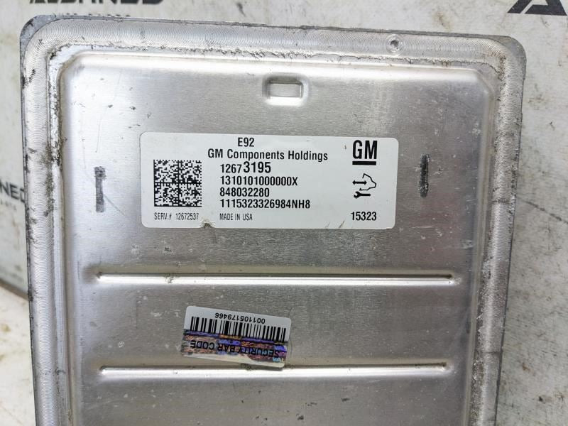 2015 Chevrolet Silverado 1500 Engine Control Module ECU ECM 12672537 OEM - Alshned Auto Parts