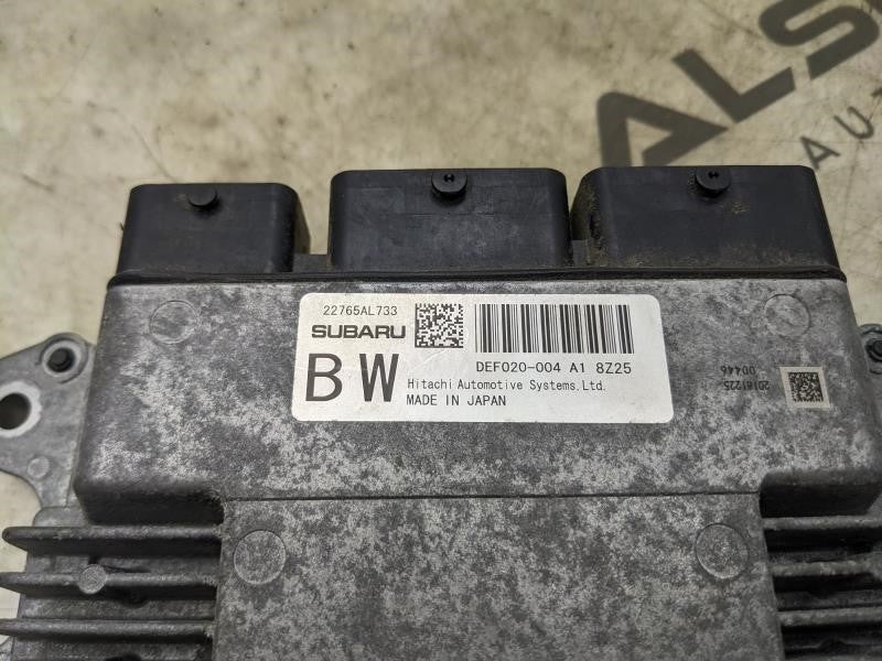 2019 Subaru Ascent 2.4L Engine Computer Control Module ECU ECM 22765AL733 OEM - Alshned Auto Parts