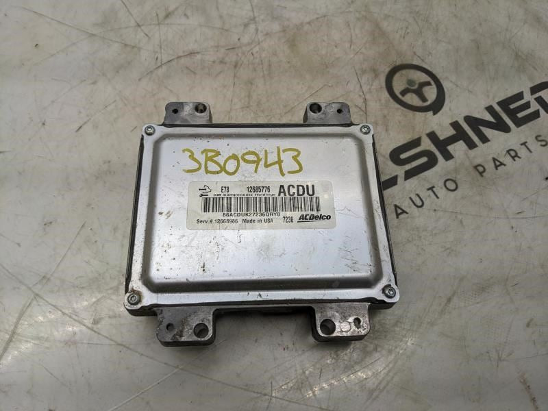 2017-2020 Chevrolet Trax Engine Computer Control Module ECU ECM 12685776 OEM - Alshned Auto Parts