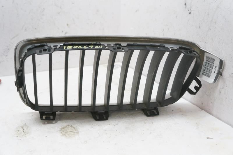 2014 BMW 328i Upper Front Driver Right Radiator Grille 51-13-7-255-412 OEM Alshned Auto Parts