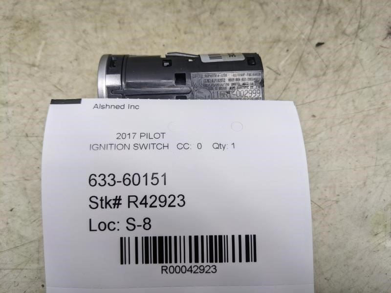 2017 Honda Pilot Ignition Switch Start Stop Button 35881-TG7-A03 OEM - Alshned Auto Parts