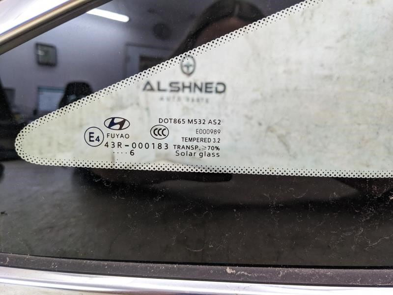 2015-2017 Hyundai Sonata Rear Right Fixed Quarter Window Glass 87820-C2000 OEM