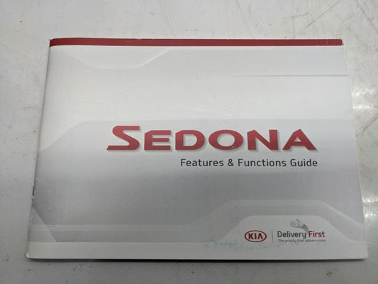 2016 Kia Sedona Owners Manual Set GA9O-EU62H OEM - Alshned Auto Parts