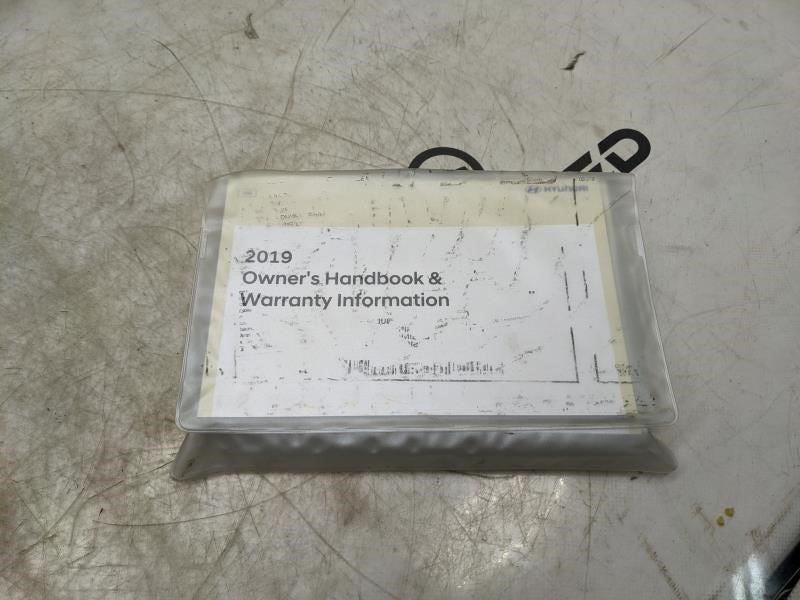 2019 Hyundai Accent Owners Manual set J0S4-EU85A OEM - Alshned Auto Parts