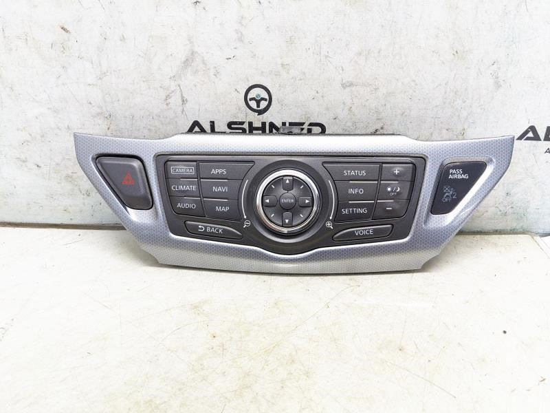 2017-2020 Nissan Pathfinder Navigation Control Panel Switch 28395-9PJ1A OEM - Alshned Auto Parts