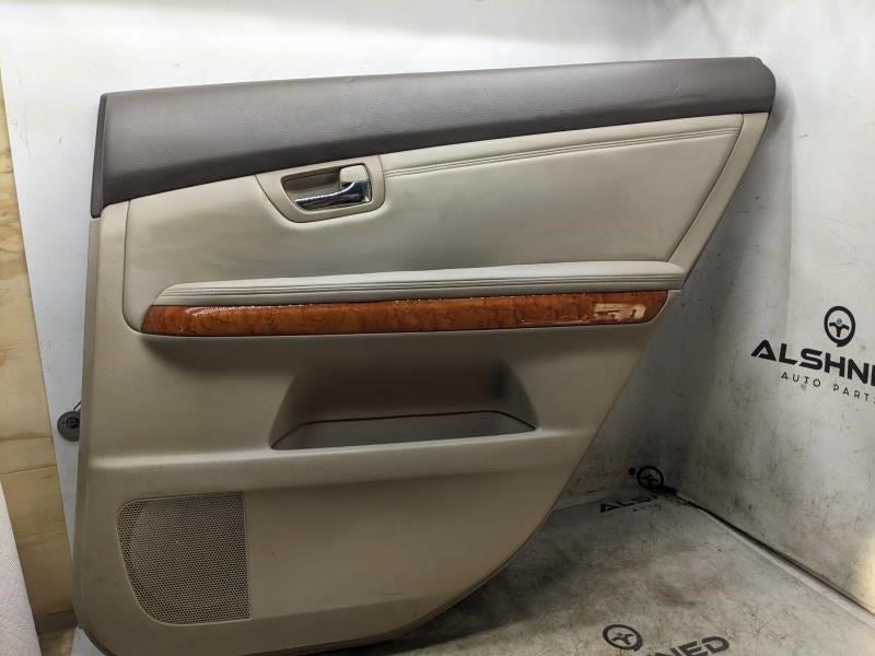 2007-2008 Lexus RX350 Rear Right Door Trim Panel Ivory 67630-48250-A1 OEM