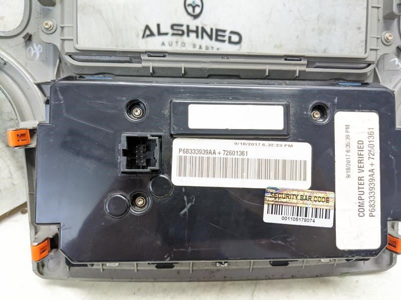 18 Jeep Grand Cherokee AC Heater Temperature Climate Control 68333939AA *ReaD* - Alshned Auto Parts