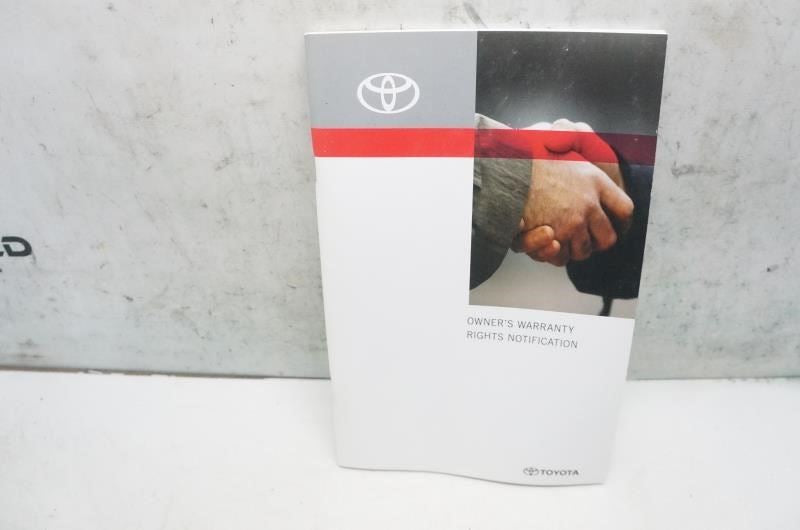 2012 Toyota Tacoma Owners Manual set with Case 01999-35A48 0M35A48U OEM - Alshned Auto Parts