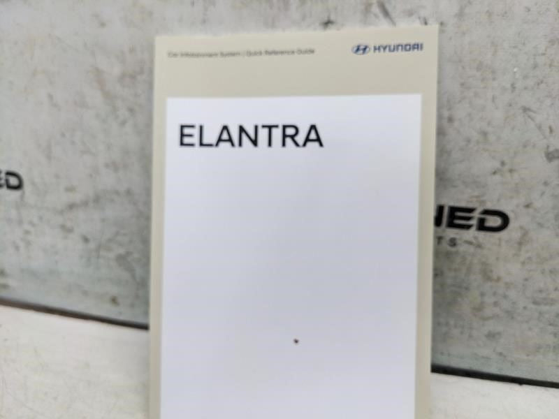 2021 Hyundai Elantra Owners Manual set with Case M0BO-EU12D OEM - Alshned Auto Parts