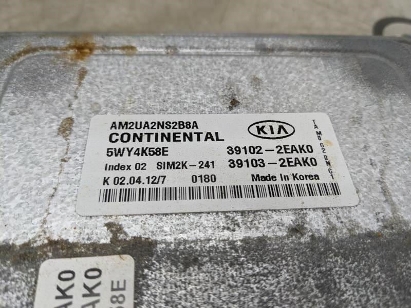 2012-2013 Kia Soul 2.0L Engine Control Module ECU ECM 39102-2EAK0 OEM - Alshned Auto Parts