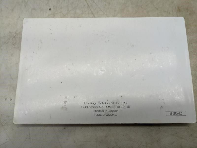 2013 Nissan Rogue Owners Manual set with Case OM3E-0S35U0 T00UM-JM04D OEM - Alshned Auto Parts