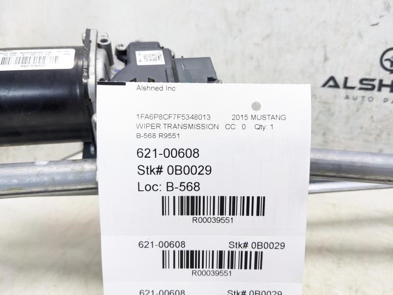 2015-23 Ford Mustang Front Windshield Wiper Motor & Linkage FR3Z-17508-A OEM - Alshned Auto Parts