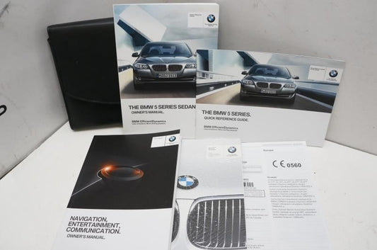 2013 BMW 5series Sedan Owner's Manual Service with Case - Alshned Auto Parts