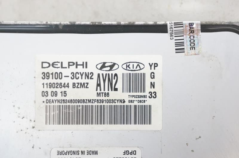 2016 Kia Sedona Engine Computer Control Module ECU ECM 39100-3CYN2 OEM - Alshned Auto Parts