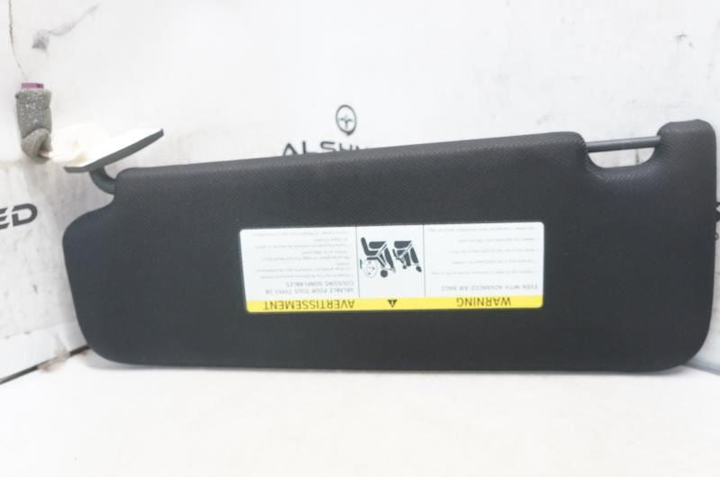 2011 BMW 535I Right Passenger Sun Visor Cloth Black 51-16-7-248-860 OEM - Alshned Auto Parts