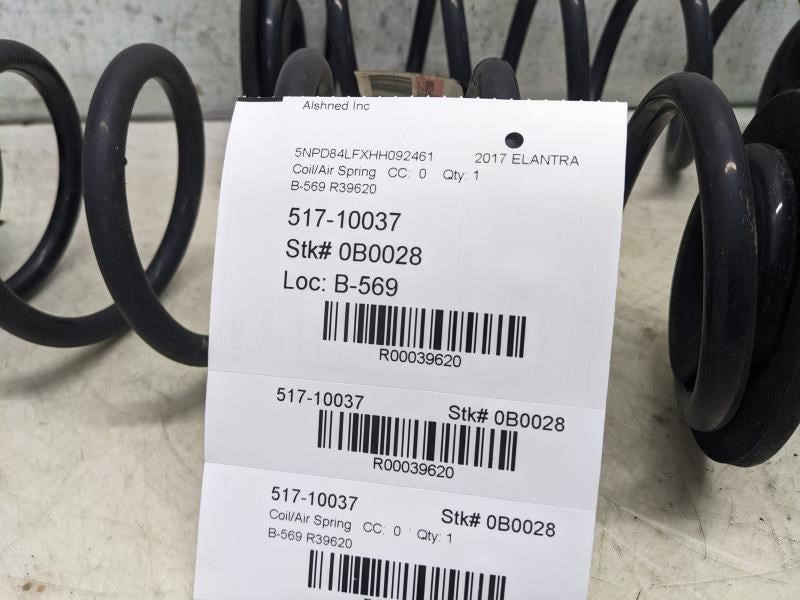 2017-2020 Hyundai Elantra Rear Suspension Coil Spring Pair 55355-F2300 OEM - Alshned Auto Parts