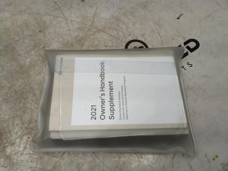 2021 Hyundai Elantra Owners Manual Set LOAO-EU13G OEM - Alshned Auto Parts