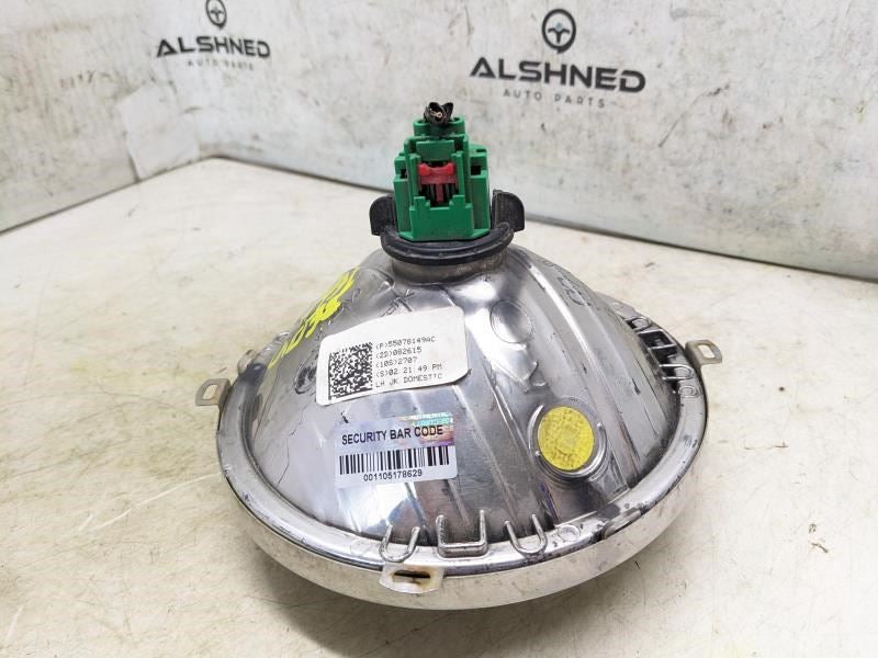 2007-2017 Jeep Wrangler Front Left Driver Headlight Lamp 55078149AC OEM - Alshned Auto Parts