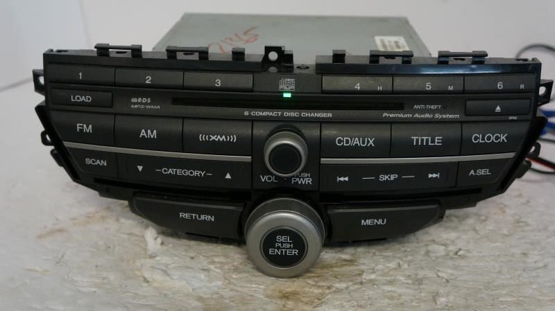 08-09 Honda Accord 6 Disc Anti-Theft Radio OEM 39101-TE0-A511-M1 ID 3PA6 - Alshned Auto Parts